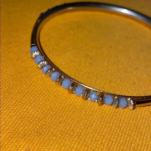 Vintage gold tone turquoise  bracelet